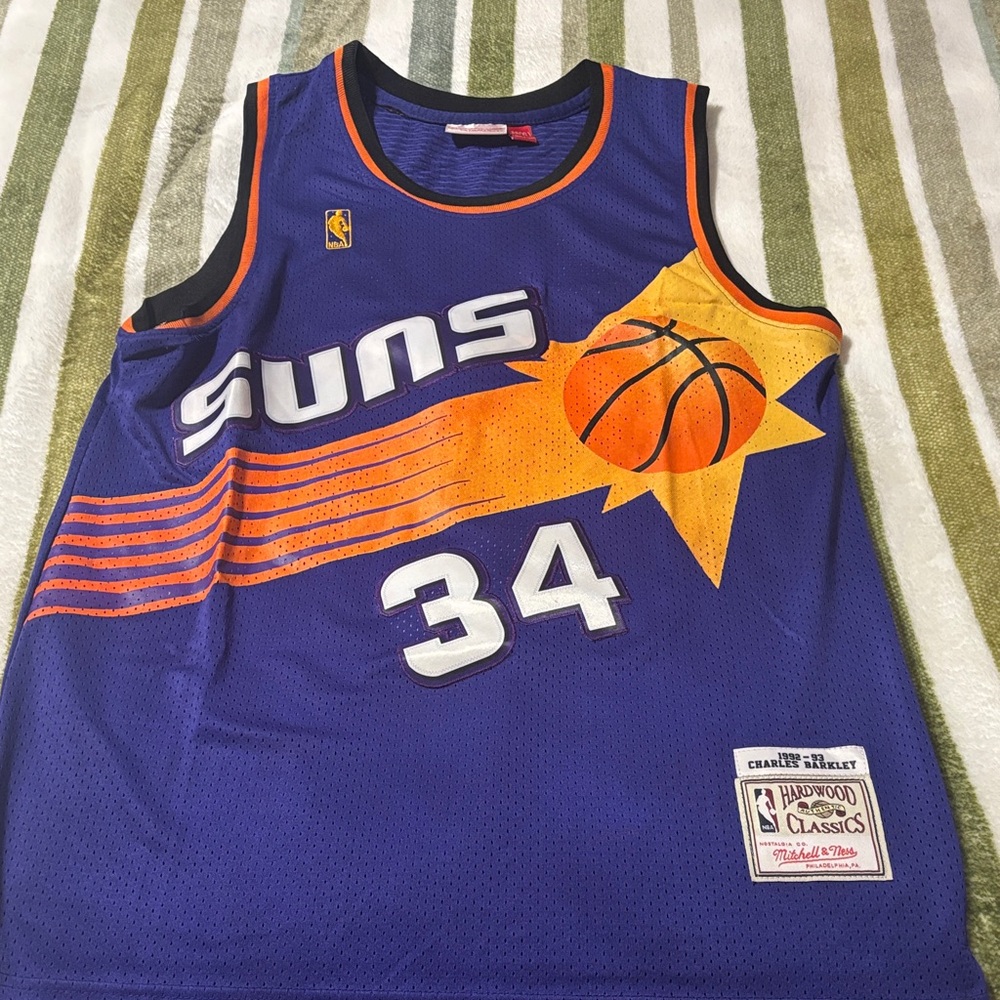 Phoenix Suns Charles Barkley Basketball Jersey
